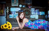 Pure seductive Oriental girls HD wallpapers #15