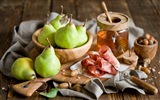 Succulent fruits, poires close-up fonds d'écran HD #21