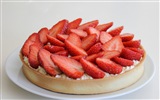 Délicieux gâteau fraises fonds d'écran HD #11