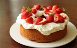美味可口的草莓蛋糕 高清壁紙 #15