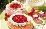 Délicieux gâteau fraises fonds d'écran HD #23