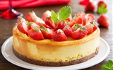 Delicioso pastel de fresas fondos de pantalla de alta definición #25