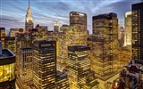美國紐約帝國大廈城市夜景 高清壁紙 #5