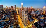 Empire State Building à New York, ville la nuit fonds d'écran HD #96437