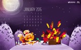 January 2015 calendar wallpaper (2) #7