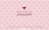 Janvier 2015 calendar fond d'écran (2) #8