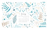 Janvier 2015 calendar fond d'écran (2) #20