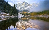 산, 물, 구름 자연의 아름다움 풍경의 HD 배경 화면 #16