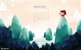 March 2015 Calendar wallpaper (2) #10