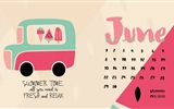 Juni 2015 Kalender Wallpaper (2) #18