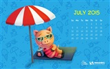 July 2015 calendar wallpaper (2) #6