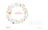 Oktober 2015 Kalender Wallpaper (2) #11