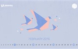 2016年2月 月历壁纸(二)2