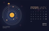 February 2016 Calendar wallpaper (2) #9