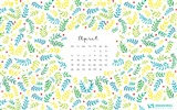 De abril de fondo de pantalla de calendario el año 2016 (2) #16