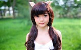 Pure et belle jeune fille asiatique fonds d'écran HD collection (1) #14