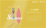 June 2016 calendar wallpaper (2) #17