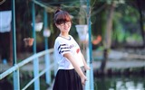 Reine und schöne junge asiatische Mädchen HD-Wallpaper  Kollektion (2) #18