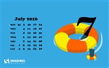 Července 2016 kalendář tapety (2) #8