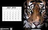 Juillet 2016 calendrier fond d'écran (2) #18