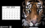 Julio 2016 fondo de pantalla de calendario (2) #18