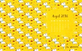 August 2016 Kalender Wallpaper (2) #9