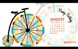 De agosto de el año 2016 fondo de pantalla de calendario (2) #13