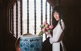 Čistá a krásná mladá Asiatka kolekce HD tapety na plochu (4) #40