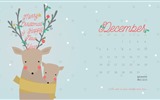 Décembre 2016 Fond d'écran calendrier thème Noël (1) #11