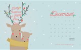 Décembre 2016 Fond d'écran calendrier thème Noël (1) #10