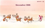 Décembre 2016 Fond d'écran calendrier thème Noël (1) #14