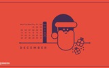 Fondo de escritorio del calendario de la Navidad de diciembre de 2016 (1) #18