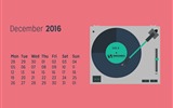 Décembre 2016 Fond d'écran calendrier thème Noël (1) #29