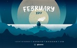 Fond d'écran calendrier février 2017 (2) #2