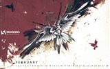 February 2017 calendar wallpaper (2) #10