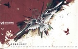 Fondo de escritorio de calendario de febrero de 2017 (2) #10