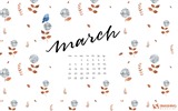 March 2017 calendar wallpaper (2) #15