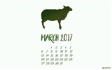 March 2017 calendar wallpaper (2) #16