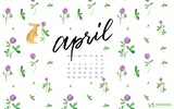 Fondo de pantalla calendario abril 2017 (1) #14