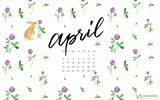 April 2017 calendar wallpaper (1) #14