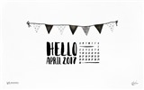 April 2017 calendar wallpaper (2) #4