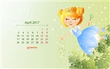 April 2017 calendar wallpaper (2) #11