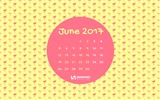 Junio 2017 calendario de fondos de pantalla #2