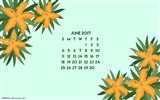2017年6月 月曆壁紙 #3