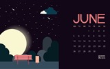 Junio 2017 calendario de fondos de pantalla #16