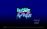 2017年8月のカレンダーの壁紙 #11