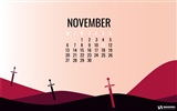 November 2017 calendar wallpaper #2