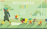 Fond d'écran du calendrier de novembre 2017 #20